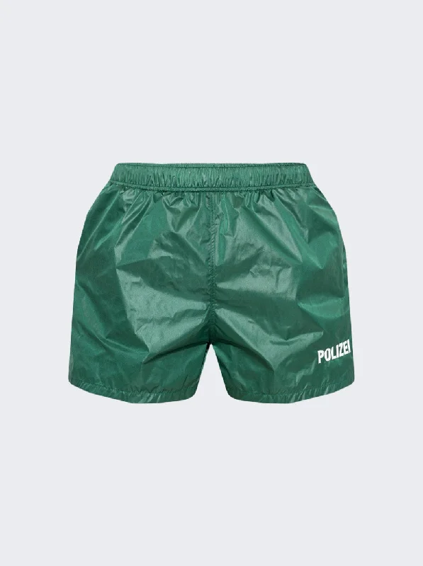 Vetements Polizei Swim Shorts Green