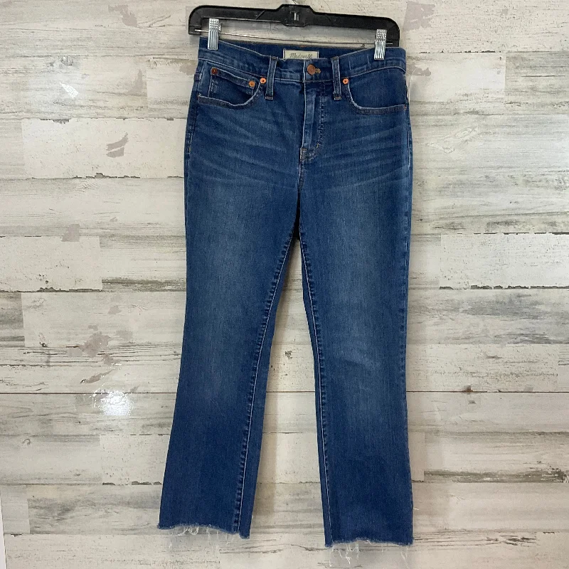 Jeans Boot Cut By Madewell In Blue Denim, Size: 2