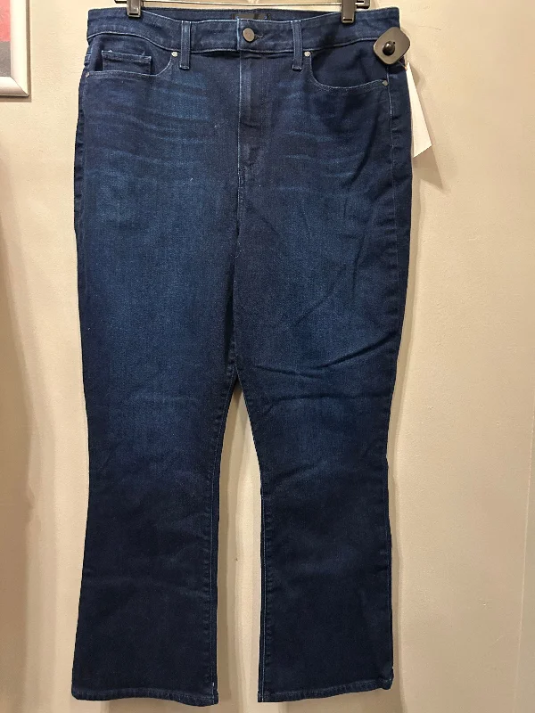 Jeans Straight By Paige In Blue Denim, Size: 18