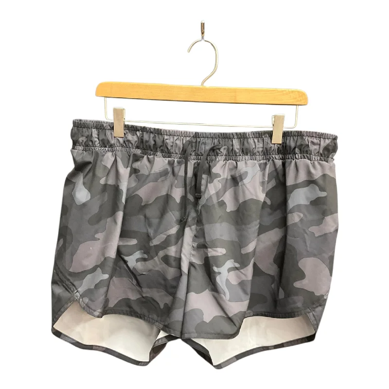 Athletic Shorts By Old Navy In Camouflage Print, Size: 1x