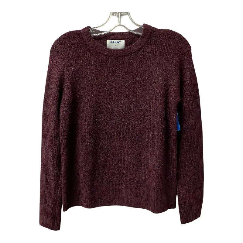 Sweater By Old Navy In Maroon, Size:Xs