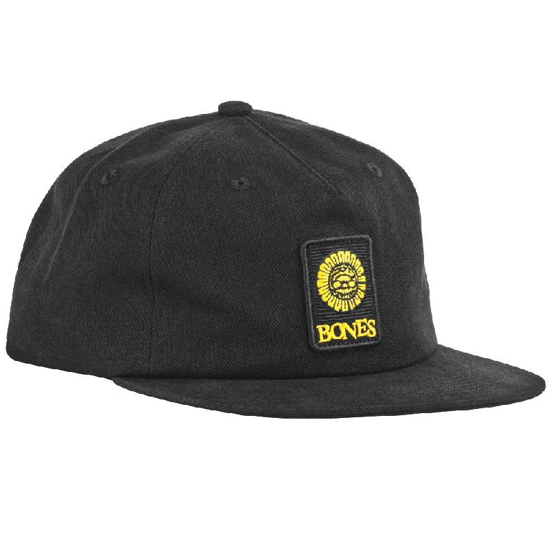 Bones Pushing Up Daisies 5 Panel Cap - Black