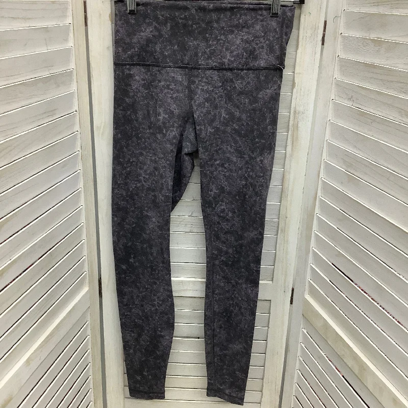 Athletic Leggings By Lululemon In Grey, Size: 8