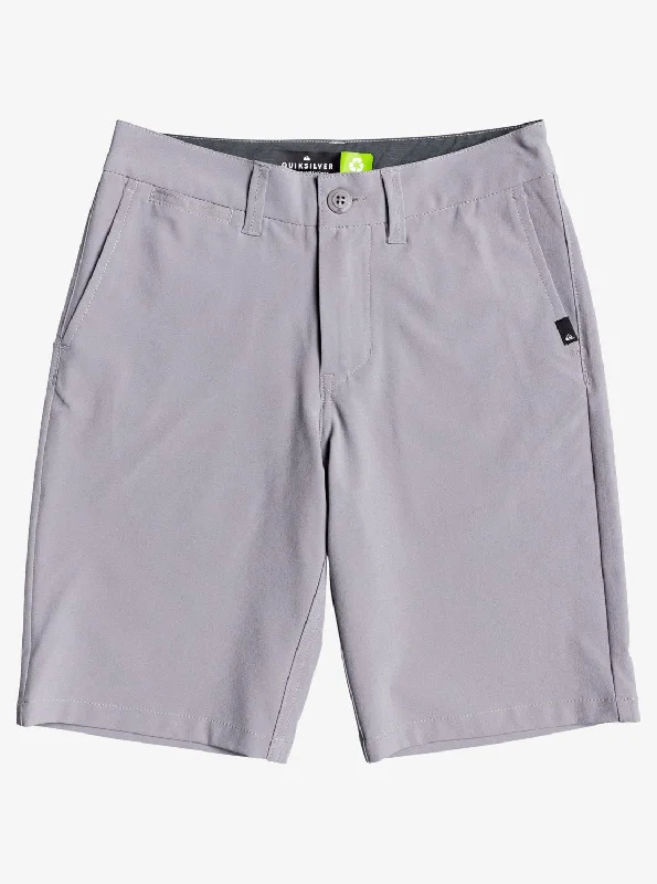 Boys 8-16 Union Amphibian 19" Hybrid Shorts - Sleet