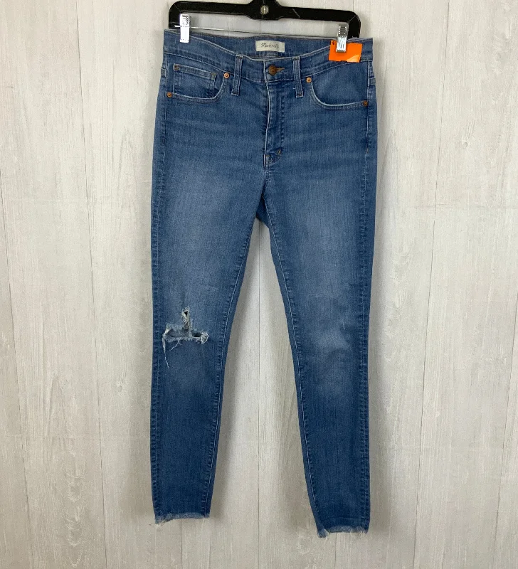 Jeans Skinny By Madewell In Blue Denim, Size: 6