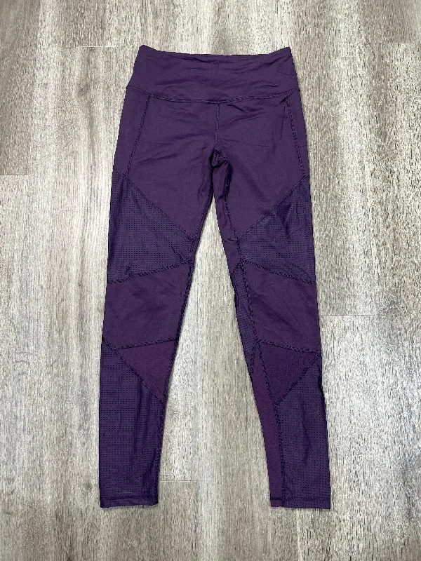 Athletic Leggings By Victorias Secret In Purple, Size: M