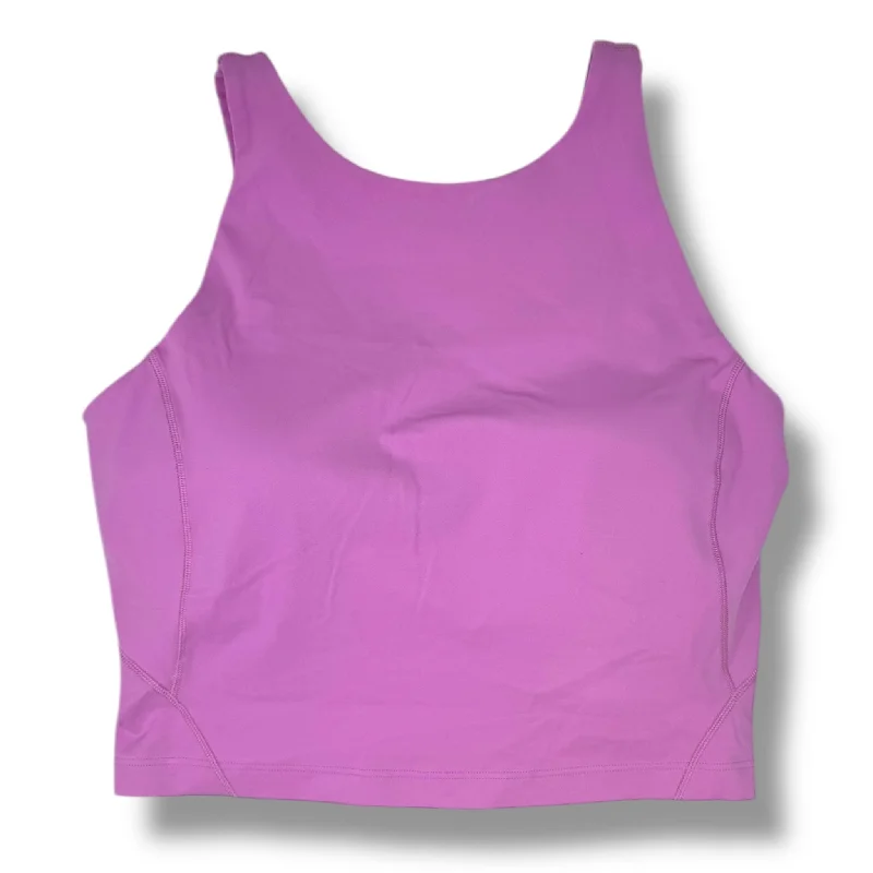 Athletic Tank Top By Lululemon In Pink, Size: 6