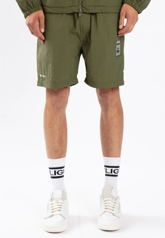 SHELL SHORTS OLIVE