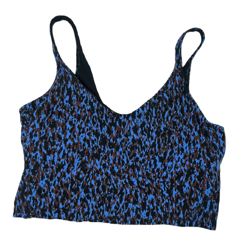 Athletic Bra By Lululemon In Blue, Size: 14