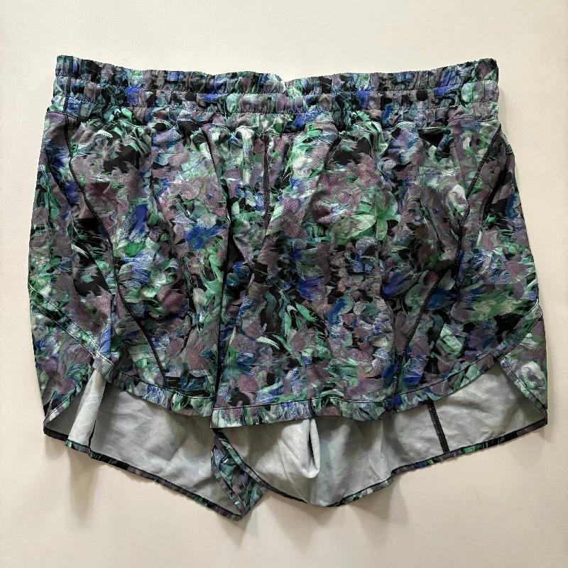 Athletic Shorts By Lululemon In Multi-colored, Size: 1x