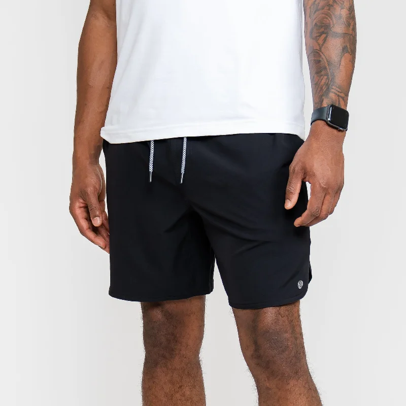 Grit Gym Short | Solid - Midnight Black