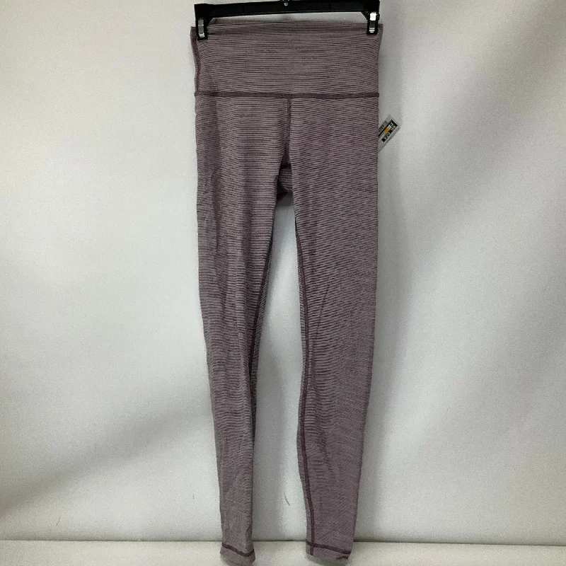 Athletic Leggings By Lululemon In Purple, Size: 4