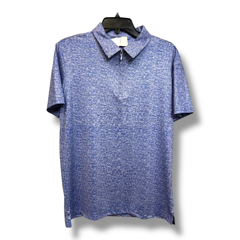 Athletic Top Short Sleeve By Clothes Mentor In Blue, Size: S