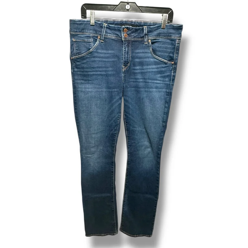 Jeans Boot Cut By Hudson In Blue Denim, Size: 16