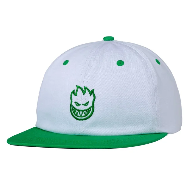 Spitfire Lil Bighead Strapback Hat - White/Green