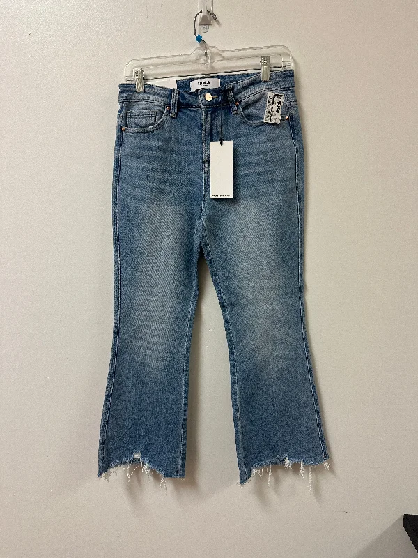 Jeans Cropped By Clothes Mentor In Blue Denim, Size: 6