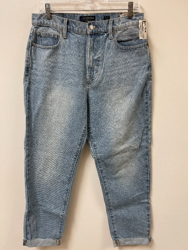 Jeans Straight By Lucky Brand In Blue Denim, Size: 8