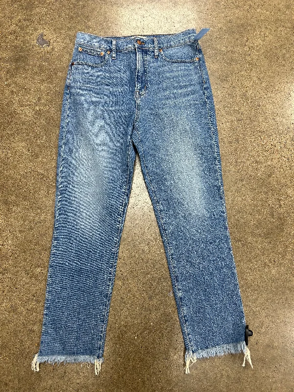 Jeans Straight By Madewell In Blue Denim, Size:8