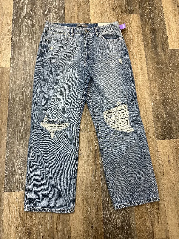 Jeans Straight By Just Usa In Blue Denim, Size: 14