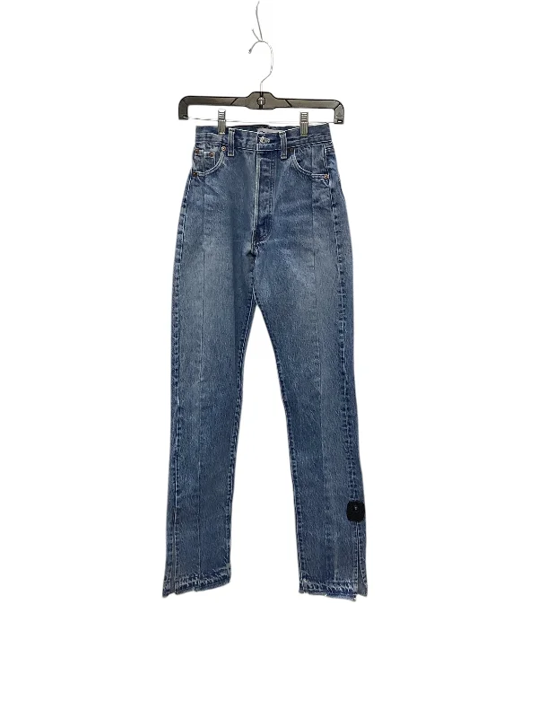 Jeans Straight By Clothes Mentor In Blue Denim, Size: 0