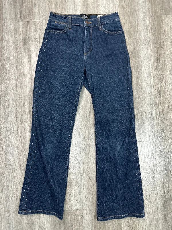 Jeans Boot Cut By Not Your Daughters Jeans In Blue Denim, Size: 2p