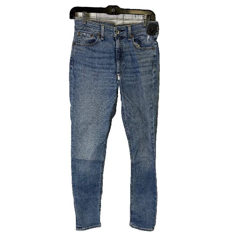 Jeans Skinny By Rag & Bones Jeans In Blue Denim, Size: 4