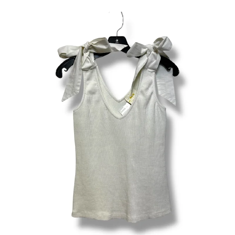 Top Sleeveless By Maeve In White, Size: Xs