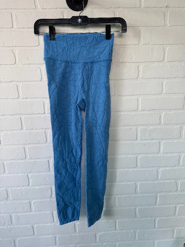 Athletic Leggings By Sweaty Betty In Blue, Size: 4