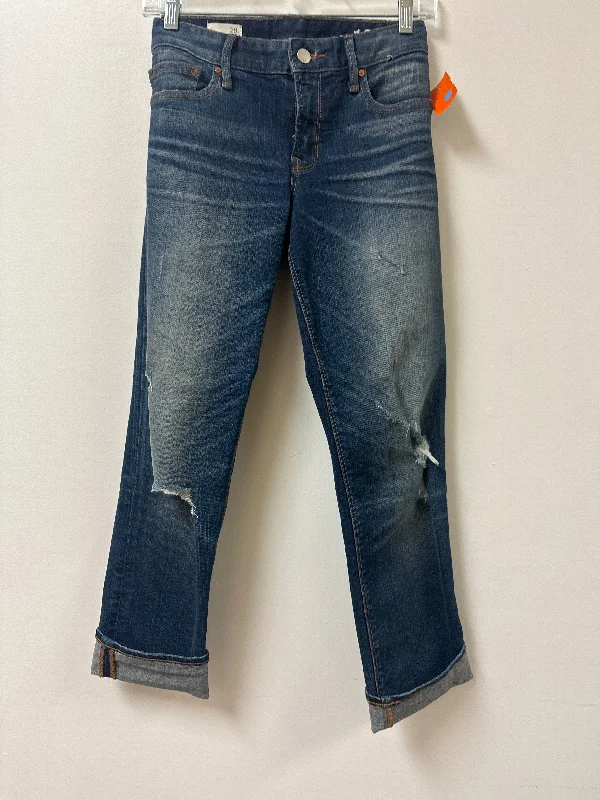 Jeans Skinny By Gap In Blue Denim, Size: 6p