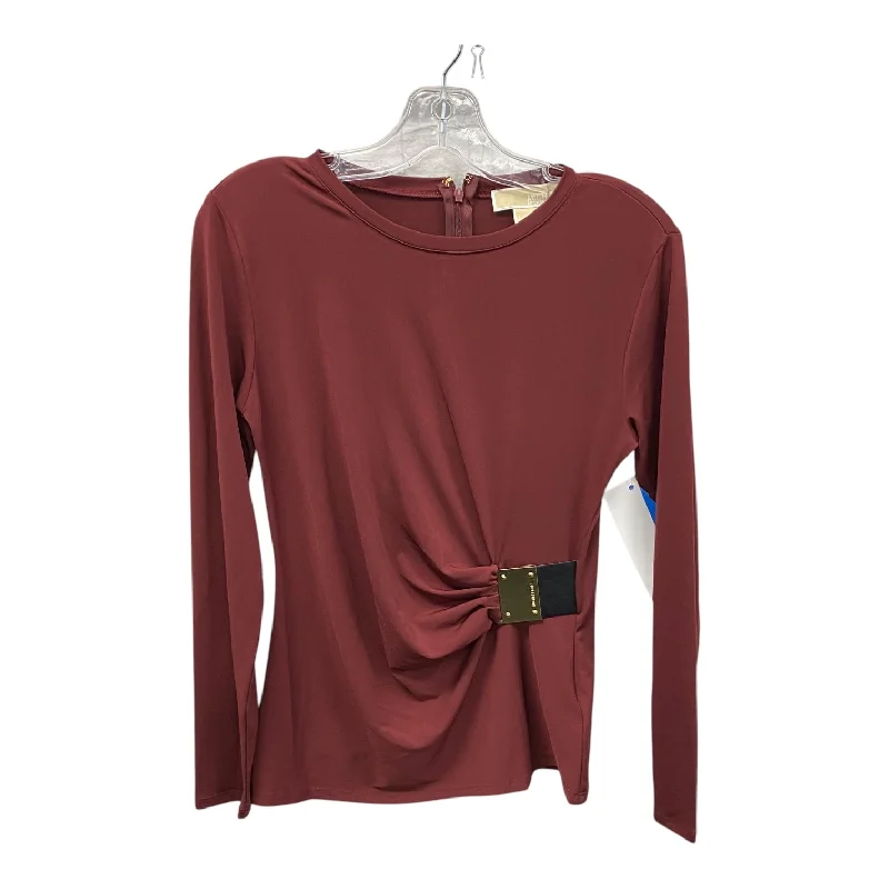 Top Ls By Michael By Michael Kors In Red, Size:Mp