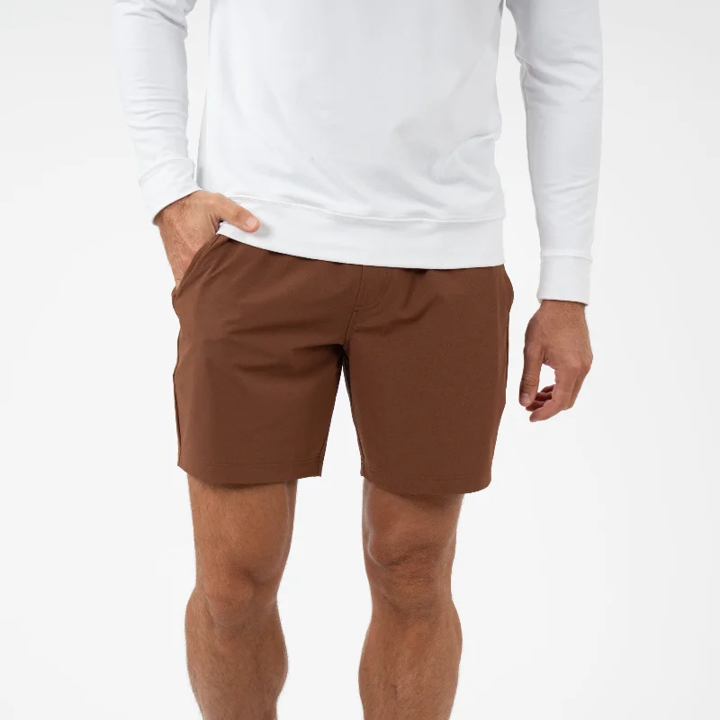 Everyday Short | Solid - Saddle Brown