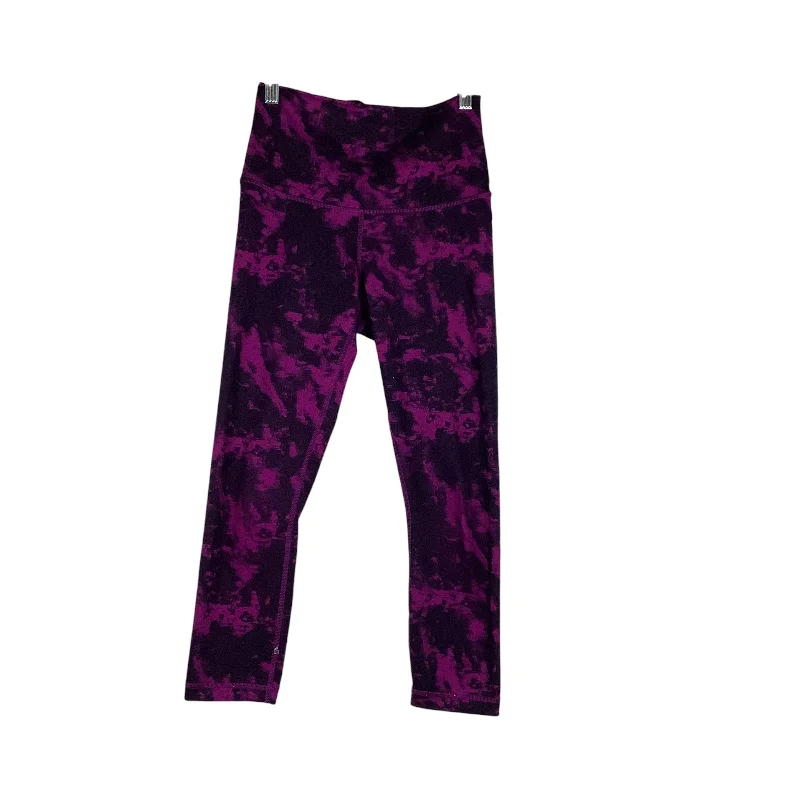 Athletic Leggings By Lululemon In Purple & Red, Size: 4