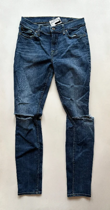 Jeans Straight By 7 For All Mankind In Blue, Size: 6