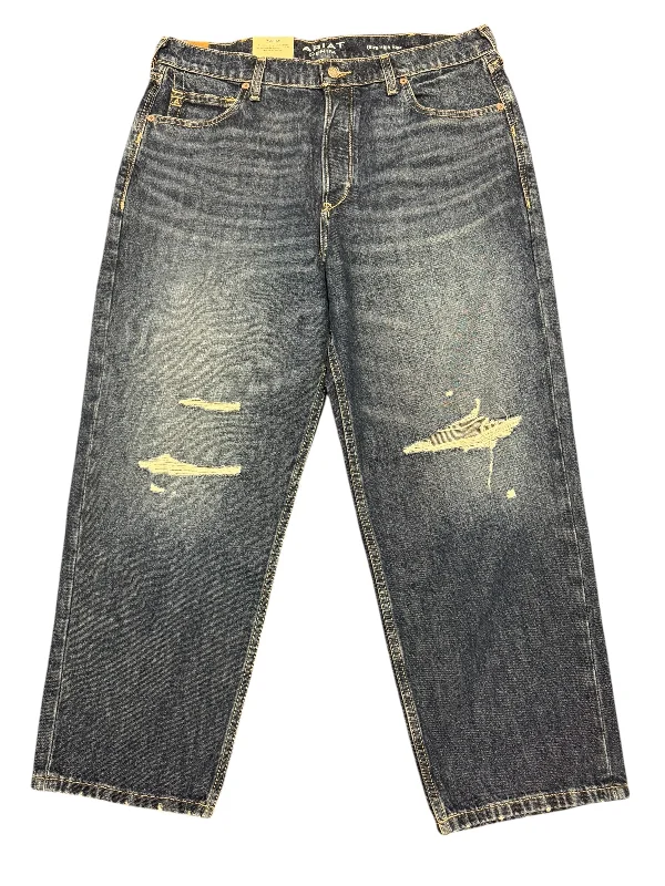 Jeans Straight By Ariat In Blue Denim, Size: 16