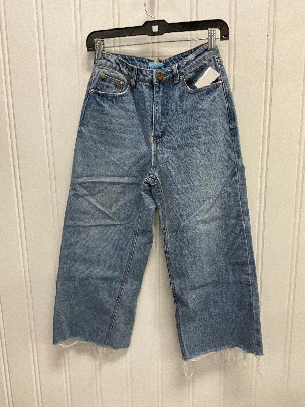 Jeans Cropped By Clothes Mentor In Blue Denim, Size:2