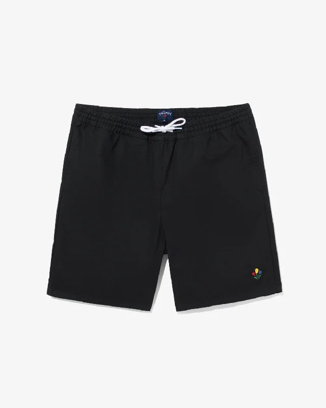 NOAH TWILL SHORTS IN BLACK