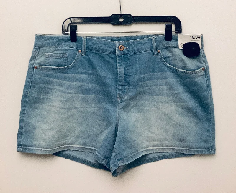 Shorts By Jessica Simpson In Blue, Size: 18