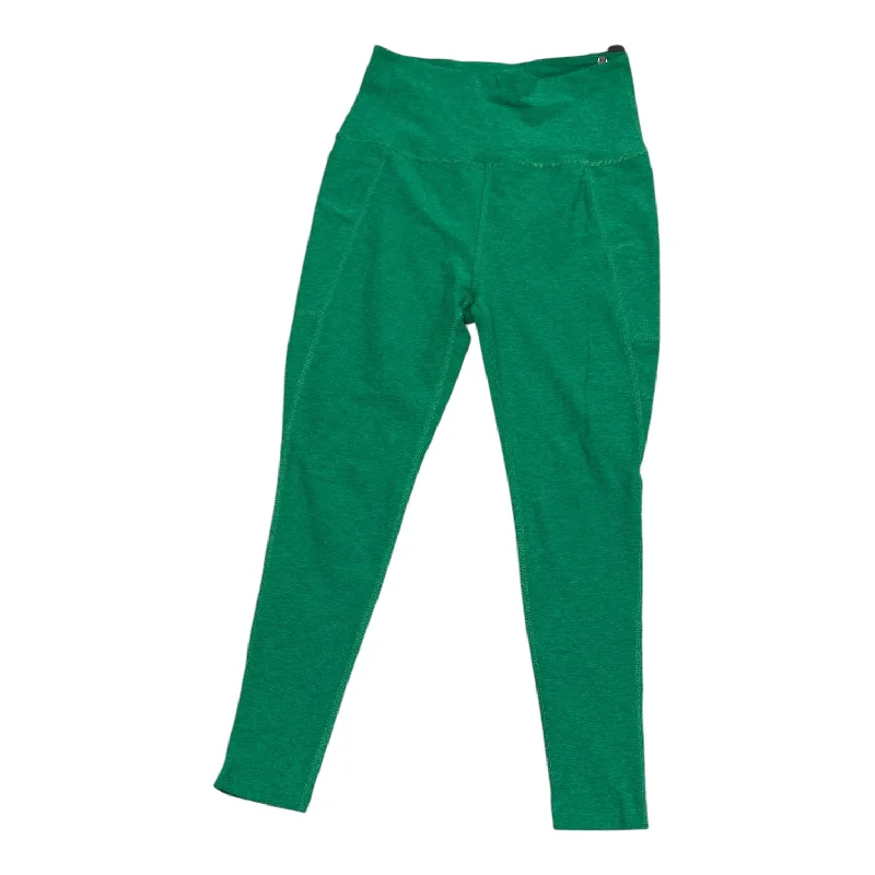 Athletic Leggings By Beyond Yoga In Green, Size: L