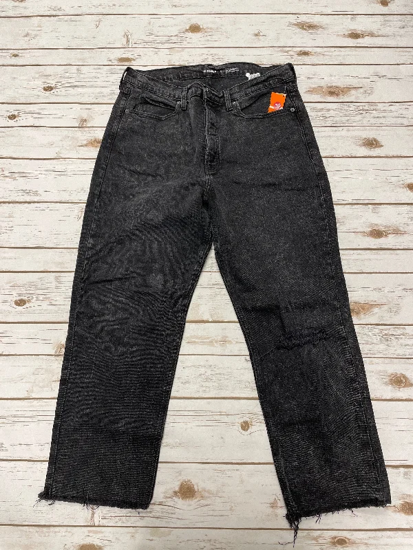 Jeans Straight By Old Navy In Grey, Size: 14