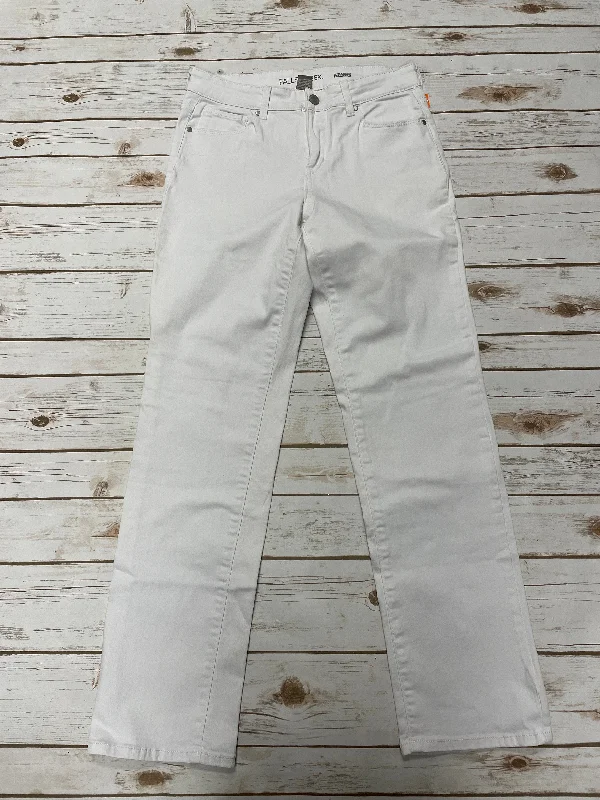 Jeans Straight By Falls Creek In White, Size: 10