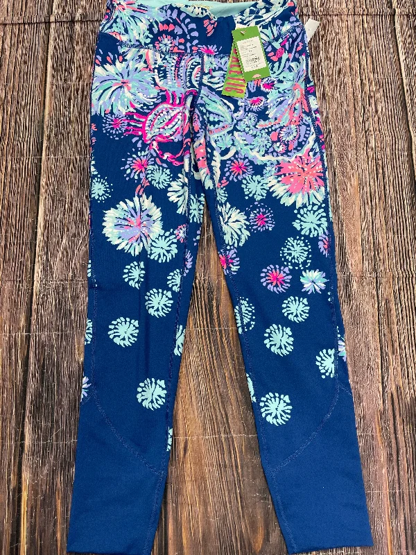 Athletic Leggings By Lilly Pulitzer In Blue, Size: M