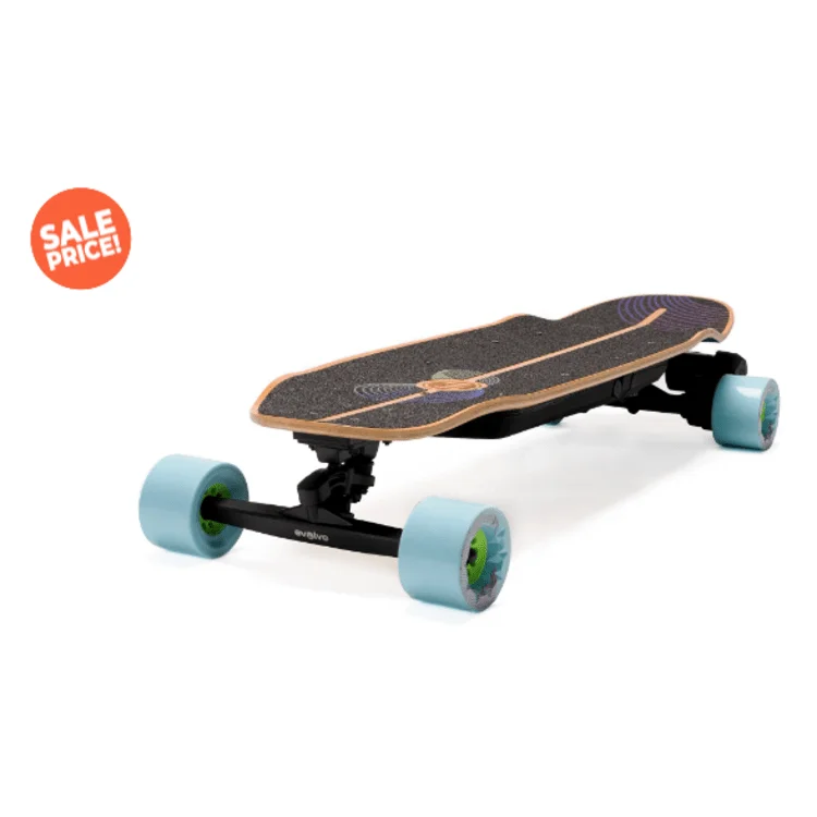 Evolve & Loaded Onirique Electric Skateboard with Orangatang Wheels