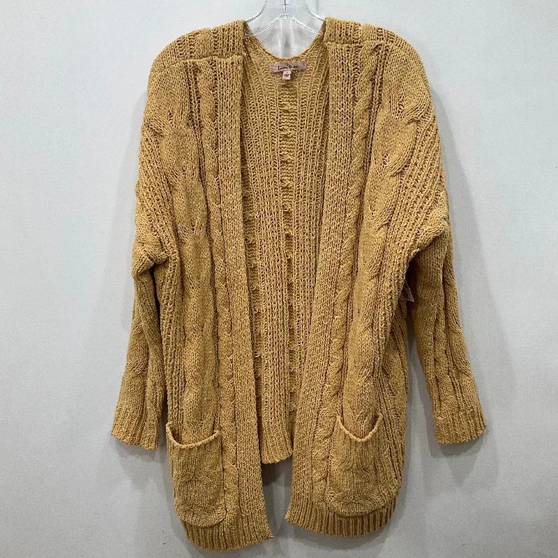 Cardigan By Love Tree In Yellow, Size: S