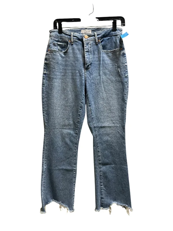 Jeans Straight By Loft In Blue Denim, Size: 6