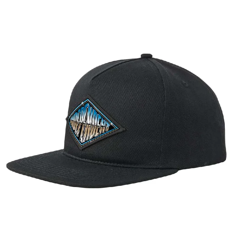 Independent Chrome Summit Snapback Mid Profile Hat - Black