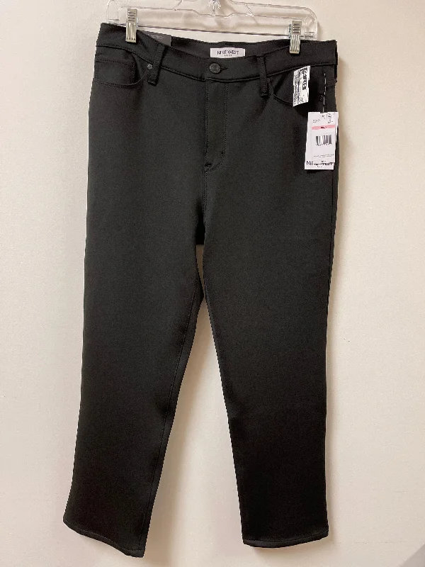 Jeans Straight By Nine West In Black, Size: 10