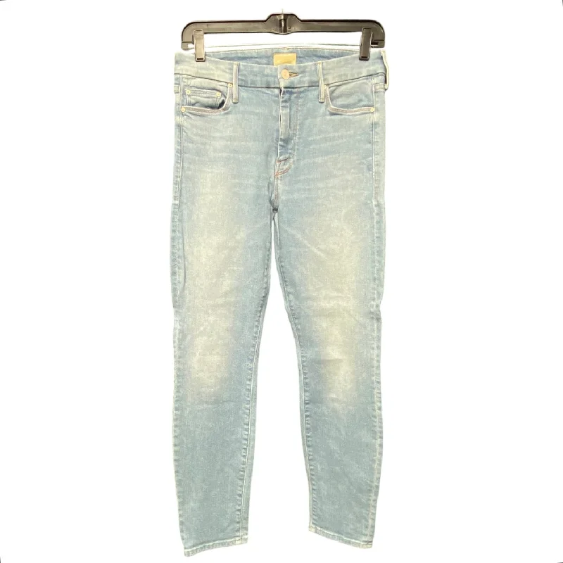 Jeans Skinny By Mother Jeans In Blue Denim, Size: 4 / 27