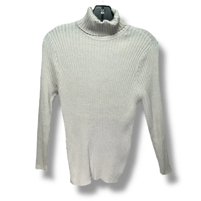 Sweater By Chicos In Cream, Size: Lp Beach