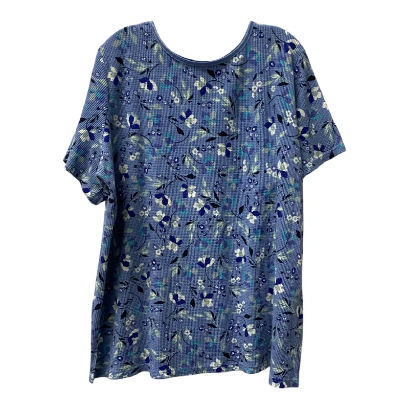 Top Ss By Woman Within In Blue, Size:2X