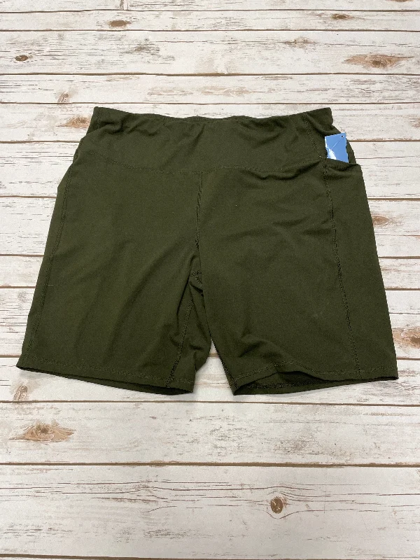 Athletic Shorts By Dsg Outerwear In Green, Size: 2x